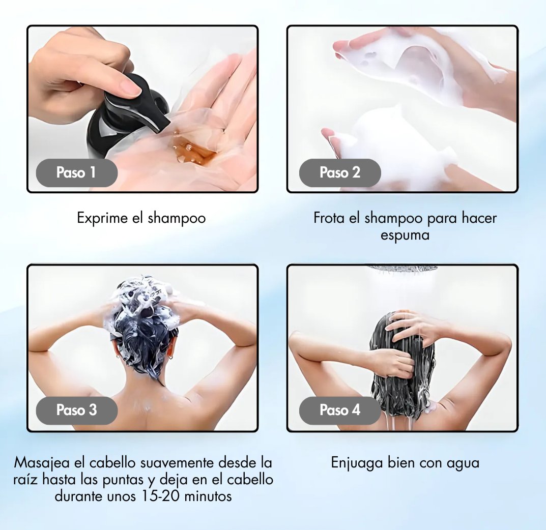 Shampoo tinte instantáneo
