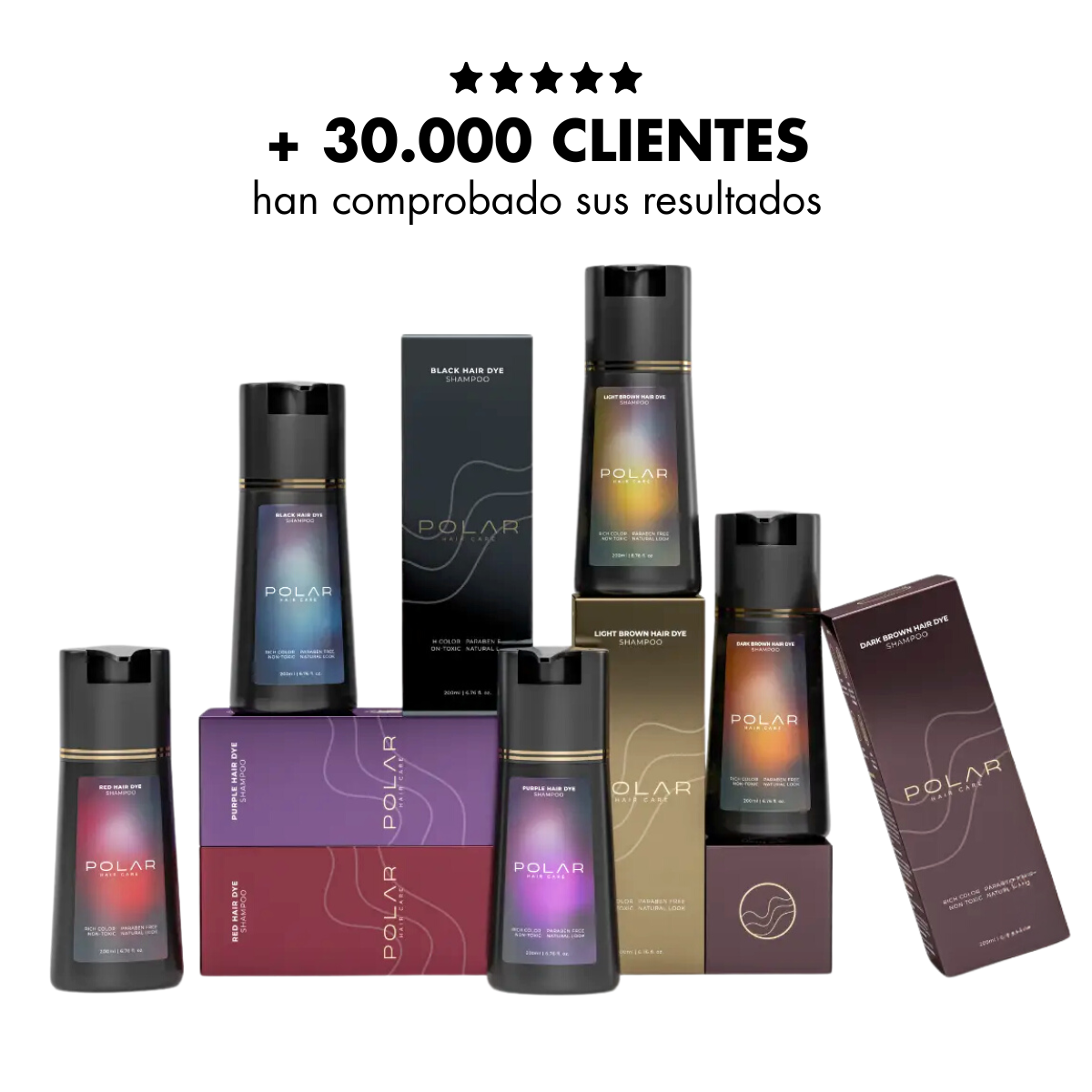 Shampoo tinte instantáneo